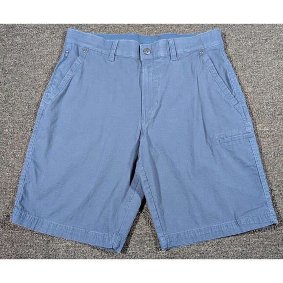 Weatherproof Men’s Size 32 Comfortable Utility Trail Short Blue 10” Inseam - Picture 1 of 7